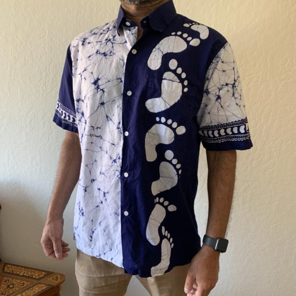 Footprint Batik Shirt